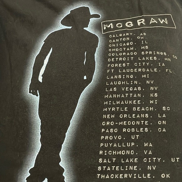 Tim McGraw Damn Country Music Tour T-shirt Men’s 2xL - Picture 8 of 8